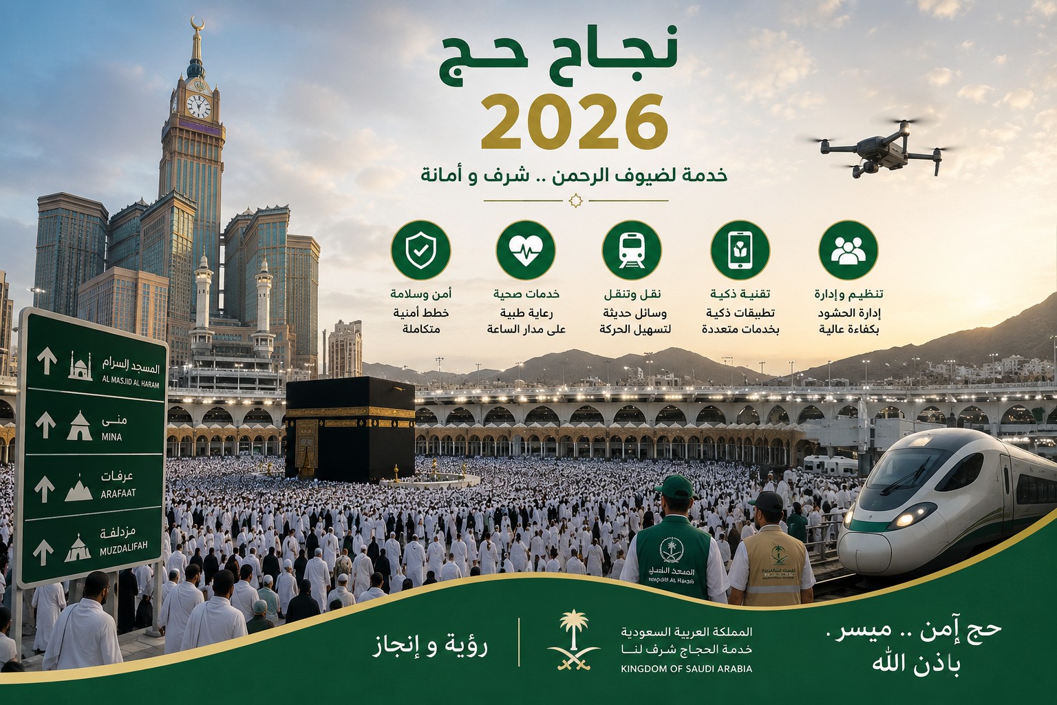حج عام 2026م واحدًا من أنجح مواسم الحج